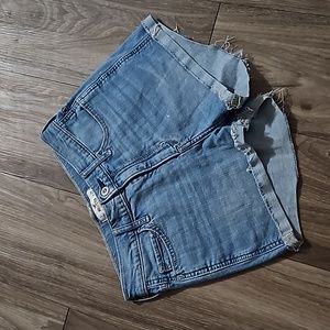 Hollister California Denim Distressed Blue Jean Shorts Juniors 1